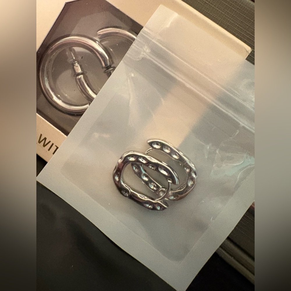 Silver Hoop Bundle - Picture 2 of 3